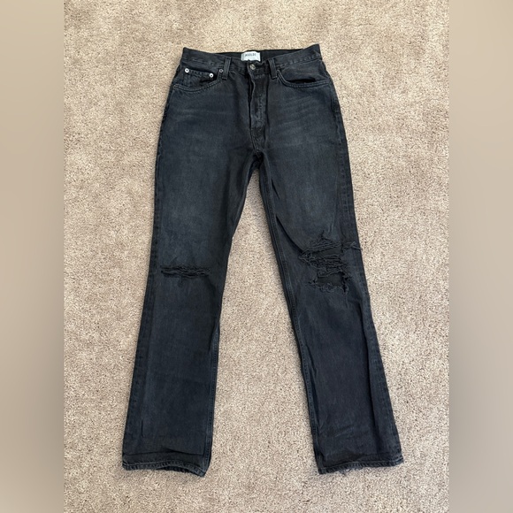 Black Distressed Jeans - Picture 1 of 12
